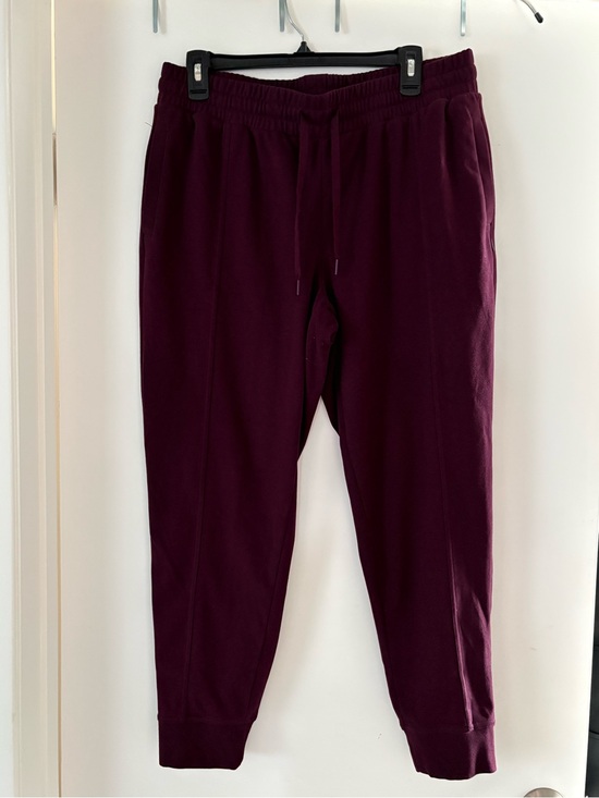 Mondetta Pants - Mondetta Deep Plum Fleece Joggers